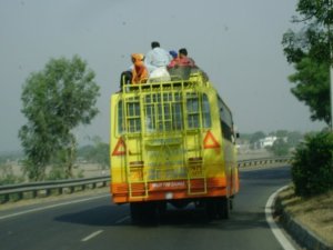 Overloaded bus